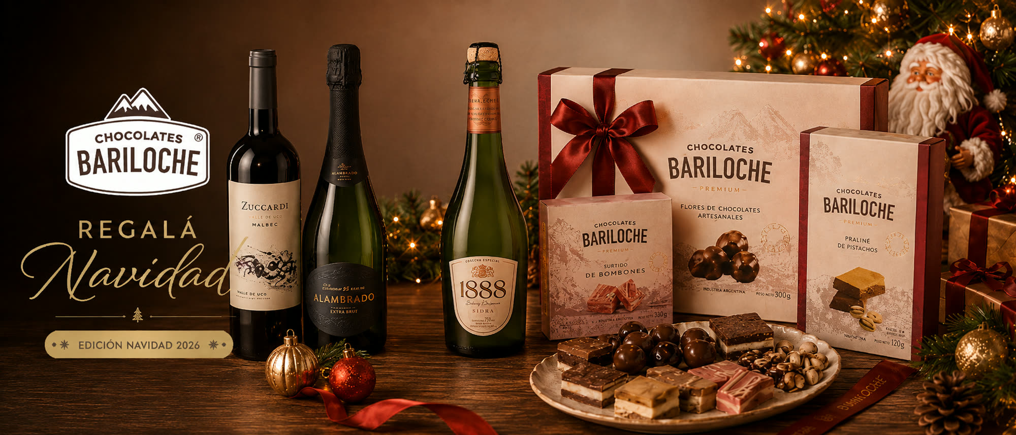 Regalá Navidad — Edición Navidad 2026 · Chocolates Bariloche Premium